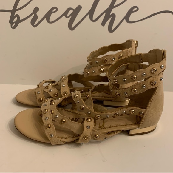 Sam Edelman EAVAN Studded Gladiator Sandals Size 6 - Picture 4 of 13